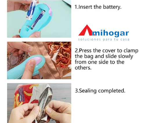 Mini Sellador Para Bolsas Plásticas