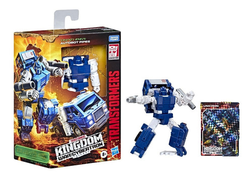 Autobot Pipes Transformers Kingdom Wfc Deluxe Original Nuevo