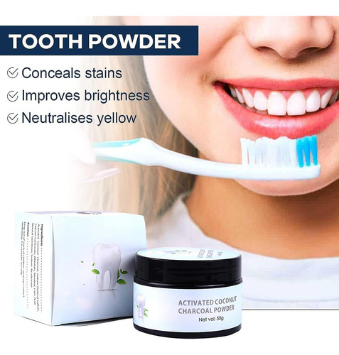 Amore Paris Blanqueador Dental, Polvo Blanqueador 50g