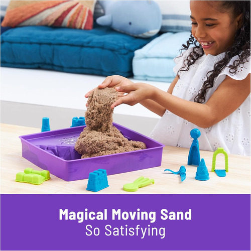 Kinetic Sand, Castillo De Playa De Lujo Con 1,5 Kg De Are...