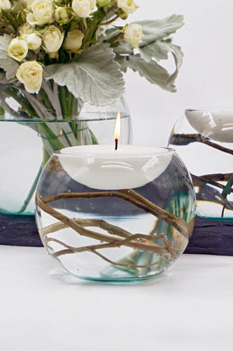 10 Velas Flotantes Para Eventos Aluzza