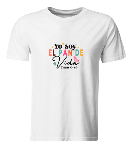 Playera Religiosa Rg78. Versiculo Bíblico Cristiana Católica