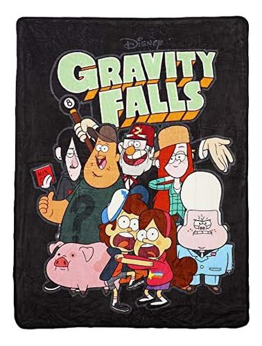 Bioworld Gravity Falls Manta Serigrafiada Acogedora Y Colori