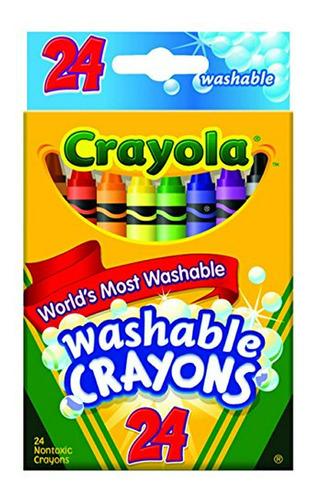 Crayones Lavables Crayola 24/paq 52-6924 (3-pack)
