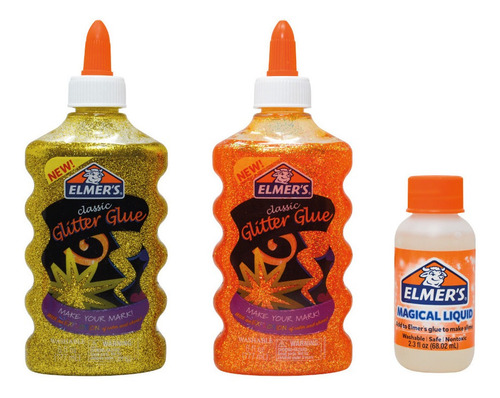 Imagen 2 de 4 de Super Kit Slime Elmer's Explosion Solar No Toxico