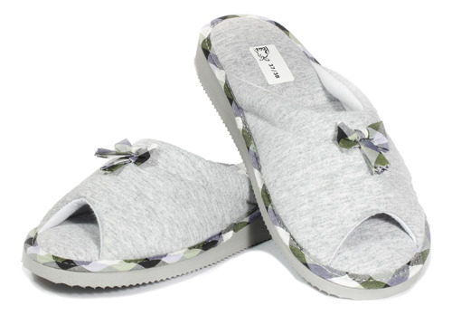 Pantufla Mujer Verano De Algodón. Mod 2400. Pear Pantuflas