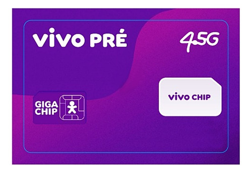 Chip Vivo Pré-pago - Plano De Internet Vivo Regularizado 3 En 1