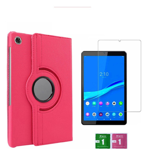 Combo Funda De Lenovo P11 11.5  Tb J706f 360° Fucsia + Mica