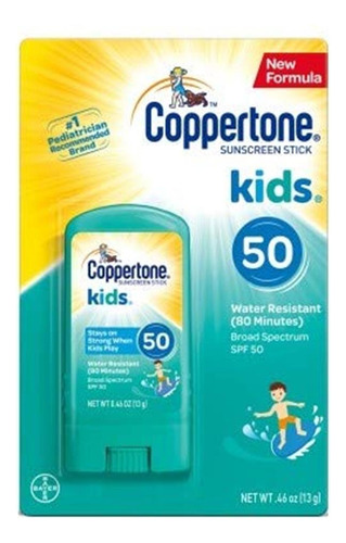 Coppertone Kids Protector Solar En Barra De Amplio Espec