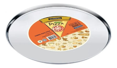 Pizzera 35cm Acero Inoxidable Tramontina De Casa Valente