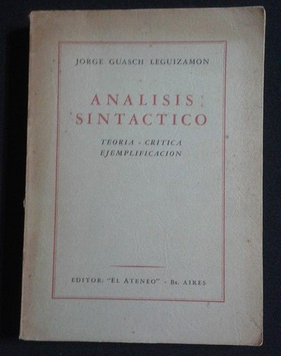 Analisis Sintactico Jorge Guasch Leguizamon