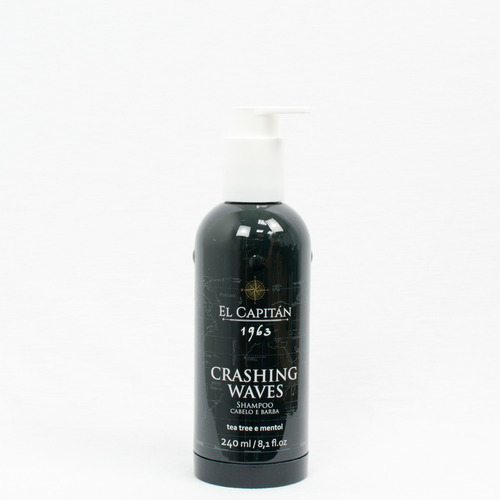Imagem 2 de 6 de Shampoo Masc Cabelo/barba Crashing Waves 240ml El Capitán