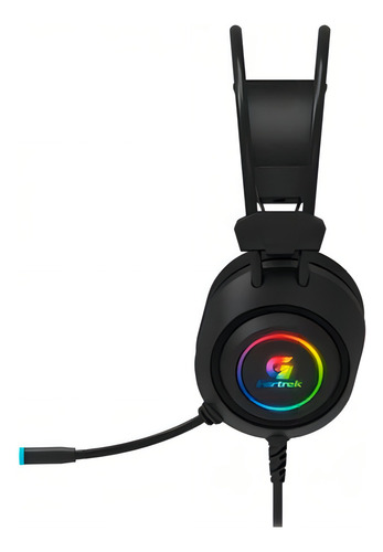 Fone De Ouvido Headset Gamer Fortrek Crusader Com Microfone Preto
