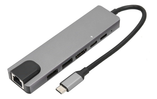 Hub Usb C Estacion Acoplamiento 6 1 Adaptador Multipuerto 4k