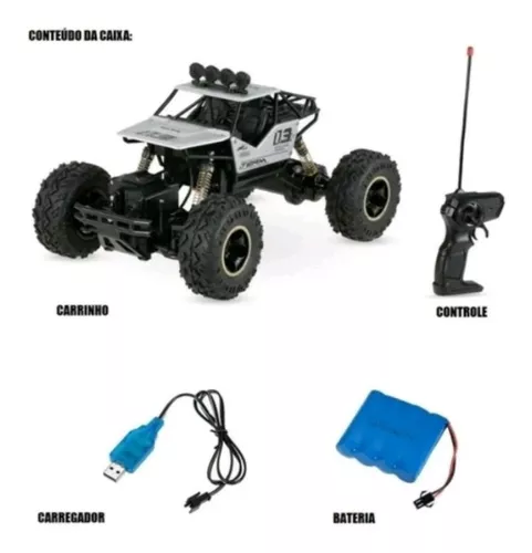 Rock Crawler 4X4 - Carro de Controle Remoto