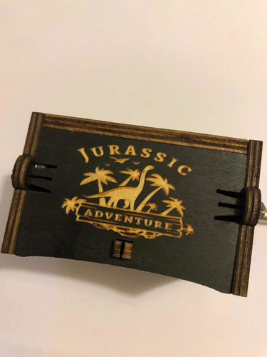 Imagen 5 de 8 de Hermosa Cajita Musical Jurassic Park Con Manivela