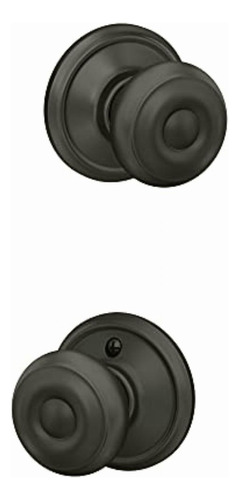 Schlage Georgian Perilla Dummy, Pasaje, Negro Mate