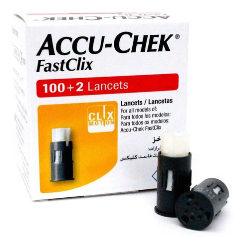 Accu Chek Fastclix 100+2 Lanceta