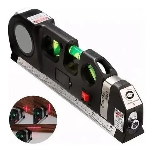 Cinta Métrica Regla Nivel Láser Horizontal Level Pro 3 79011