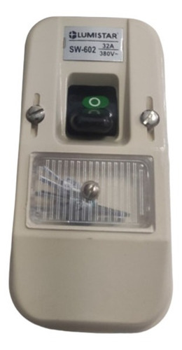 Interruptor Breaker, Tipo Ticino, Modelo Sw602, Lumistar 32a