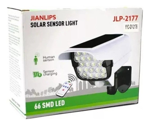 Foco Solar Tipo Camara Sensor De Movimiento Control Remoto 2