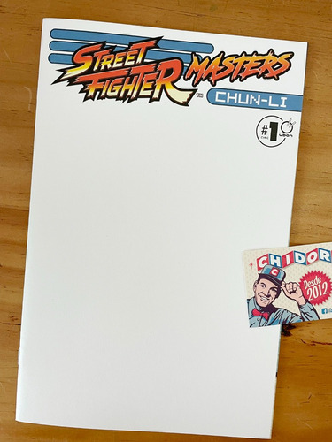 Comic - Street Fighter Masters Chun Li #1 Blank Variant