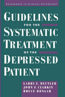 Libro Guidelines For The Systematic Treatment Of The Depr...