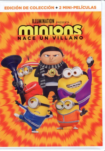Minions Nace Un Villano Rise Of Gru Pelicula Dvd