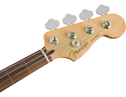Baixo elétrico Fender Player Jazz Bass Sunburst Fretless Body Finish, envernizado, número de cordas, 4, orientação à direita