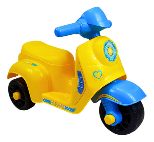 Montable Correpasillos Para Niños Juguete De Equilibrio moto Color Amarillo