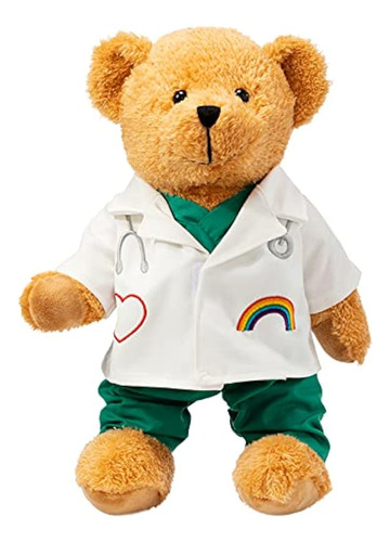 Hollyhome Doctor Bear Osito De Peluche Con Bata Blanca Regal