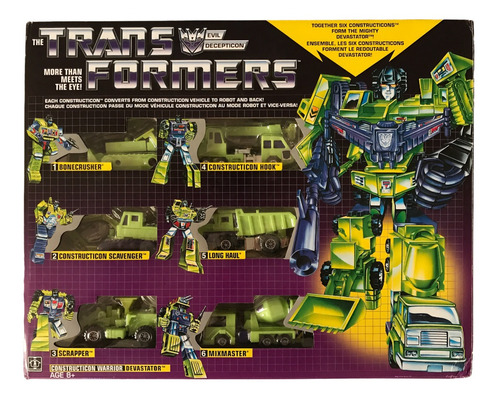 Devastator G1 Walmart Reissue 2018 Devastador Constructicons