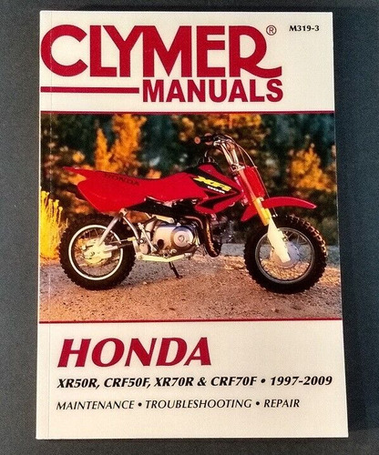 Clymer Service Repair Manual Honda Xr50r Crf50r Xr70r Cr Aab