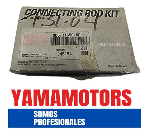 Kit Biela (pb-22mm) Yamaha Dt125/175 Modelo Viejo Calimatic