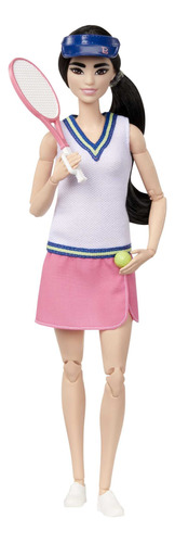 Muñeca Barbie Y Accesorios, Muñeca De Jugador De Tenis.
