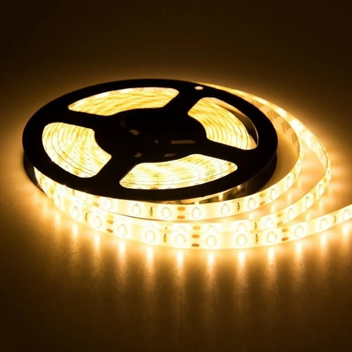 Imagen 4 de 4 de Tira Led 5050 Frio Calido Azul 10 Metros + Fuente 12v 10a