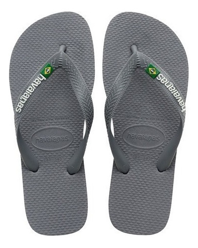 Ojotas Havaianas Originales Logo Brasil Unisex