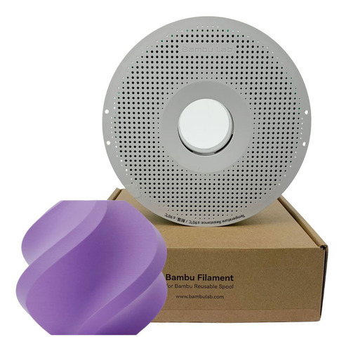 Filamento Bambu Lab Pla Matte Fosco 1kg Carretel Roxo Lilás