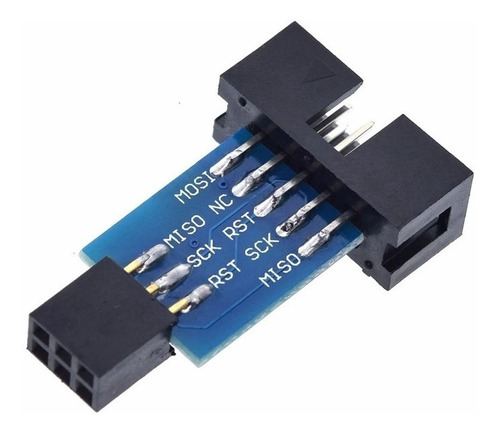 Programador Usbasp Usbisp Asp Isp+adaptador 10 - 6 Pines Atm