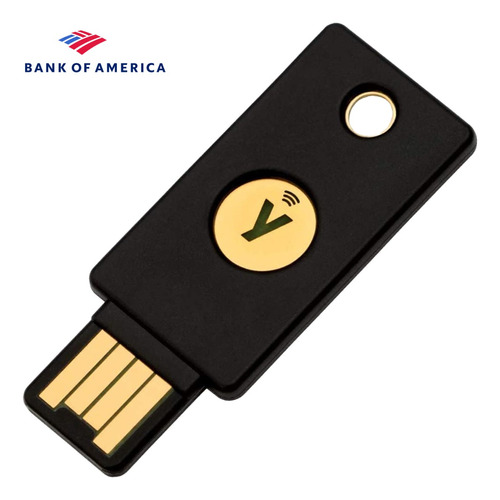 Llave De Seguridad Usb Fido Fido2 Nfc Security Key Bofa 