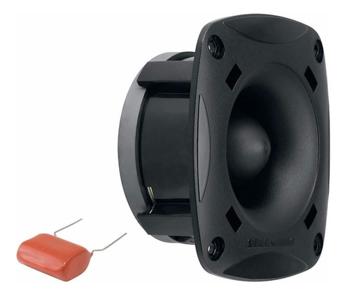 Kit 2 Super Tweeter Selenium St200 140wrms O Par + Capacitor Cor Preto