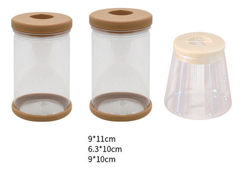 Floreros Hidropónicos Portátiles De 3 Piezas Para Cocina