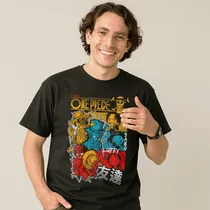 Comprar Remera Estampada Anime One Piece Algodón Serigrafía Digital