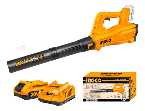 Ingco Cabli203235 Sopladora Inalámbrica 20v 2ah + 1 Batería