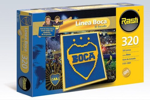 Boca Juniors Escudo 320 Pcs Rasti  Bunny Toys Cantidad De Piezas 8999