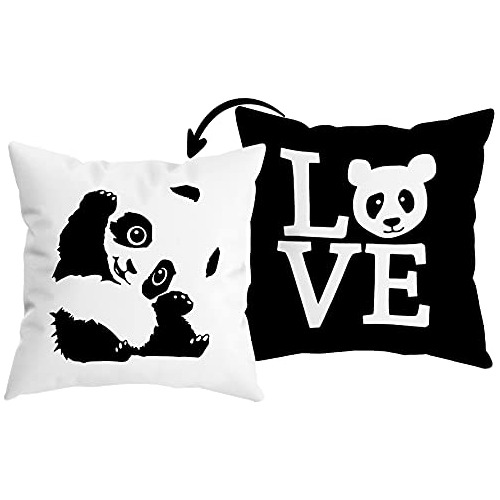 Funda De Almohada De Amor De Oso Panda, Regalos Amantes...