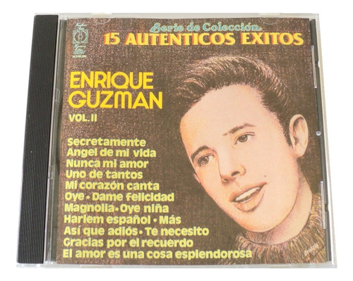 Enrique Guzman 15 Exitos Vol. 2 Cd Disco Compacto 1991 Sony 