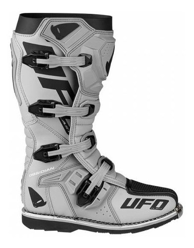 Botas Ufo Enduro Obsidian C/ Puntera Gris Solomototeam