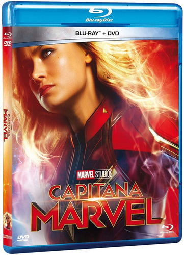 Capitana Marvel Blu Ray + Dvd Película Nuevo