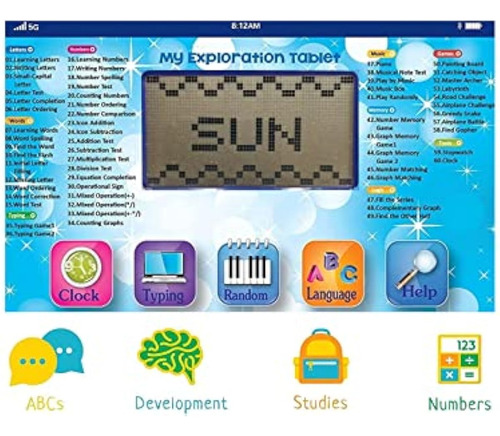 Tech Kidz My Exploration Toy Tablet Computadora De